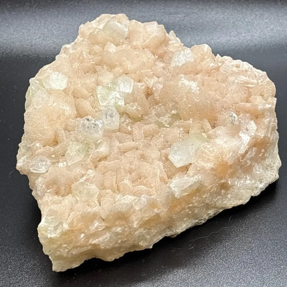 Beautiful Peachy Pink Zeolite in Matrix